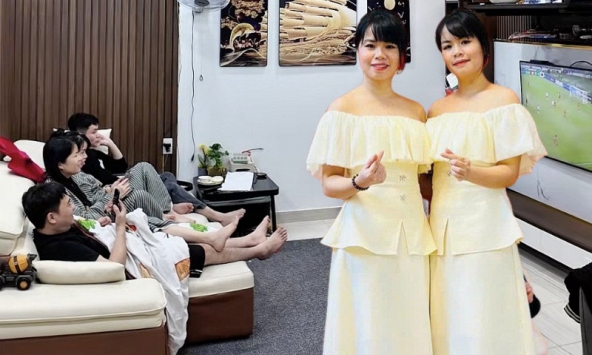 Độc lạ Thái Nguyên: Hai chị em song sinh rủ chồng ở chung nhà, áp dụng các quy tắc văn minh tình cảm