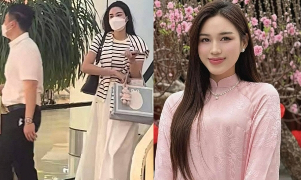 Vóc dáng Hoa hậu Đỗ Hà qua ảnh 'team qua đường' giữa lúc vướng tin bầu bí 