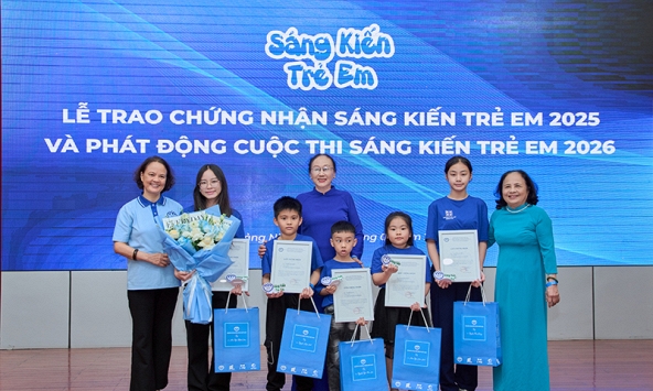 Mô hình sáng tạo từ trẻ em: Điểm sáng tại lễ trao chứng nhận sáng kiến trẻ em Quảng Ninh