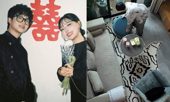 Rapper Vbiz và vợ có tin vui sau 1 tháng làm đám hỏi 