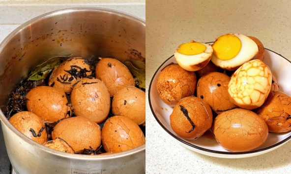 Hóa ra chỉ thêm 'thứ hạt' này sẽ có món trứng luộc vị ngon xuất sắc, bí quyết giữ dáng mang đến công ty ai cũng xin công thức!