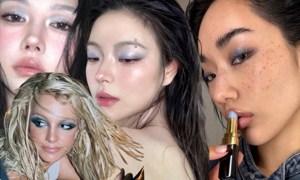 Makeup mắt xanh hồi sinh rầm rộ năm 2026: Đâu cũng là 'Icy Blue', Y2K đạt đỉnh khi sự 'sến' trở thành sang chảnh