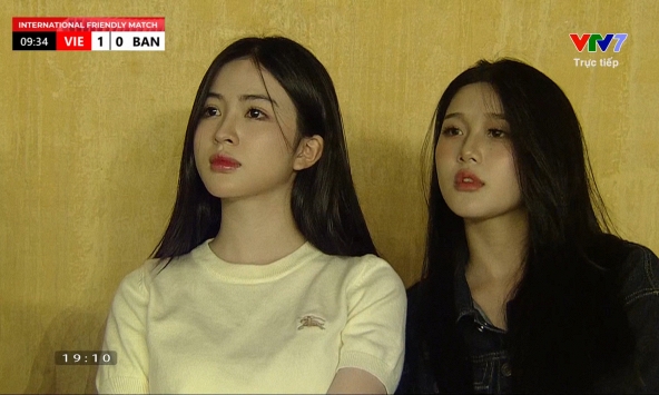 2 nữ cổ động viên phát sáng trên VTV trong trận Việt Nam - Bangladesh: Danh tính gây bất ngờ