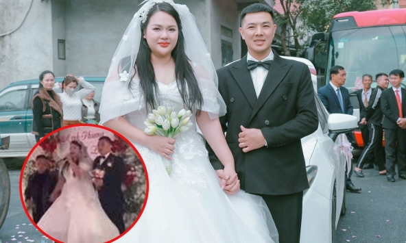  Mẹ và bố dượng bị tạt mắm tôm ngay trên sân khấu ngày cưới, con trai chứng kiến nói câu nghẹn lòng