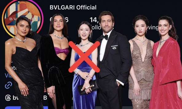 Kim Ji Won bị thương hiệu đối xử phân biệt, hoàn toàn mất dạng trong post có Lưu Diệc Phi và Anne Hathaway?