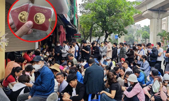 Người dân đông đảo xếp hàng chờ lấy vàng, Bảo Tín Mạnh Hải giải thích lý do trả vàng sớm