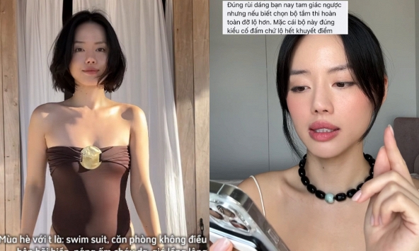 Cô Em Trendy 'var căng' khi chê hõm hông lúc diện đồ tắm