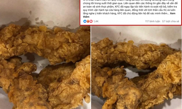 Xôn xao vụ việc gà rán KFC bị tố bán gà mốc, đồ thừa từ hôm trước, quản lý còn cãi tay đôi với khách: Thương hiệu nói gì?