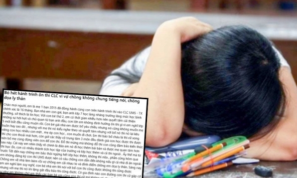 Chồng dọa ly thân, mẹ Hà Nội quyết định bỏ ôn thi THCS CLC cho con, đọc chuyện chị kể mà phải cảnh tỉnh ngay 1 câu!