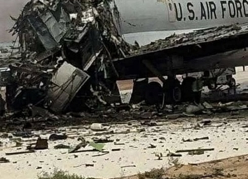 Hình ảnh máy bay do thám Mỹ trị giá gần 500 triệu USD bị Iran tuyên bố phá hủy