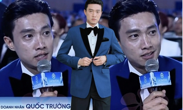 Tổng tài Quốc Trường lộ mặt toàn mụn thâm trên sóng trực tiếp