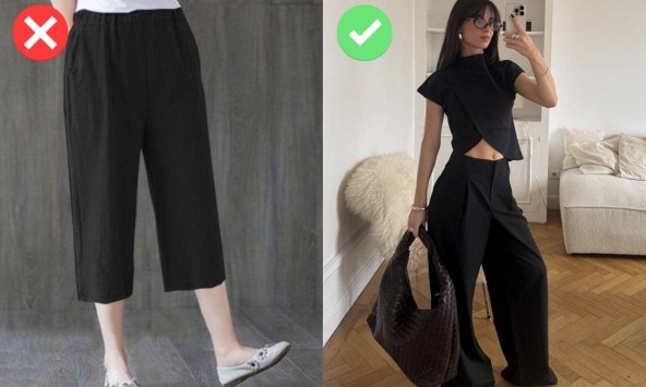 4 kiểu quần đen lỗi thời, mặc kiểu nào cũng kém sang, rẻ mấy cũng ĐỪNG nên sắm