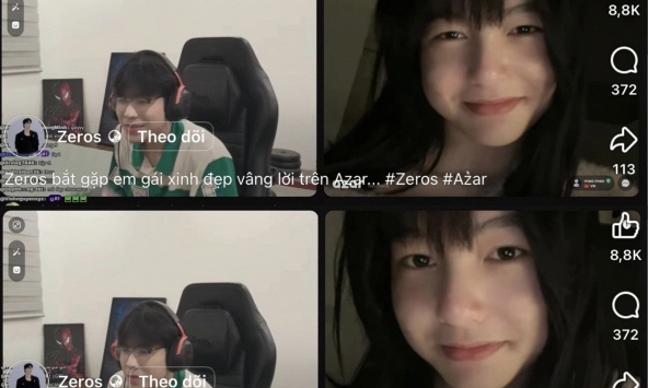 Kênh chat 'đứng hình' trước màn giao lưu của Zeros với fan nữ có diện mạo 'bản sao' Sơn Tùng M-TP
