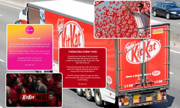 Vì sao thông báo bị cướp 12 tấn KitKat hot toàn cầu? Sunsilk, Vietnam Airlines,... cũng nhanh chóng “thông báo khẩn”: Sự duyên dáng của 'khối content'