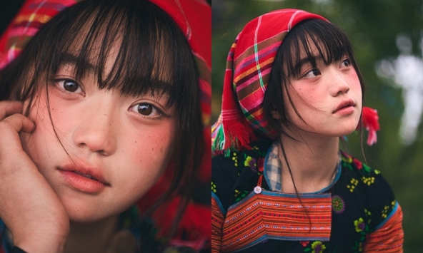 Chân dung bé gái người Mông có vẻ đẹp trong veo, lâu lắm rồi mới có một bộ ảnh khuấy đảo đến thế!