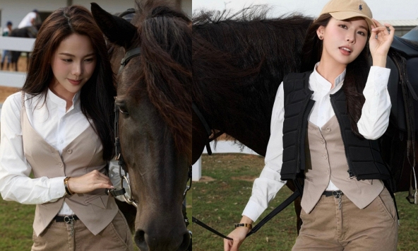 Đứng hình trước màn cưỡi ngựa thần sầu của hot girl làng Pick