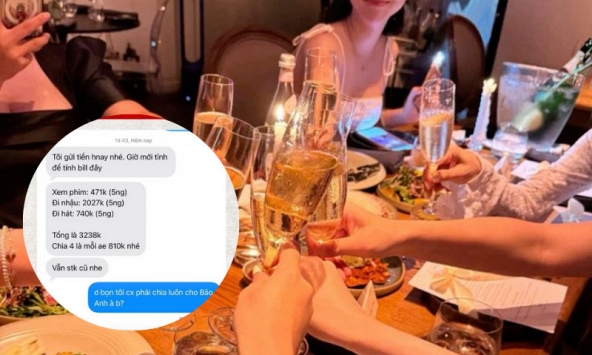 Vụ 'chia bill' kì cục nhất MXH hôm nay: Hóa ra sau lưng người yêu đàn ông có thể 'khôn lỏi' cỡ này