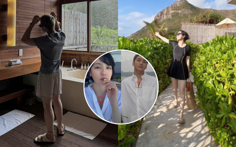 Sơn Tùng và Hải Tú lộ ảnh cùng đi nghỉ dưỡng ở resort 5 sao