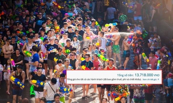 Vé máy bay 14 triệu, khách Việt ngậm ngùi 'đứt chuỗi' Lễ hội té nước Thái Lan 