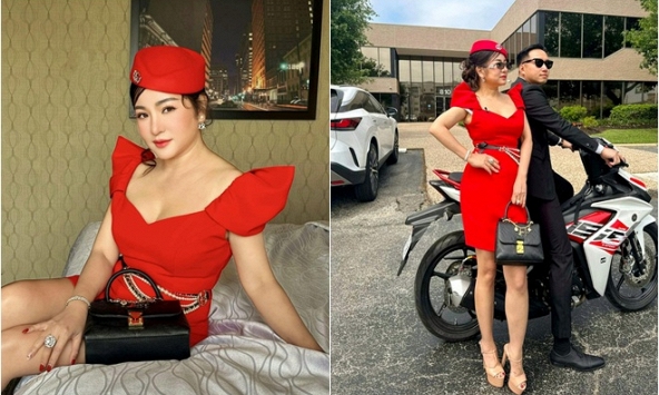 Mẹ đơn thân là nữ nghệ sĩ đình đám: 'Mình vừa đến Houston, có trai đẹp siêu xe đón đi liền'