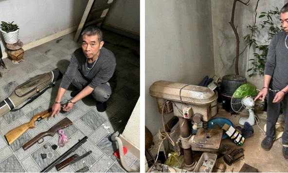 Bắt giữ, khám xét nơi ở của cựu VĐV bắn súng Hoàng Sơn SN 1966