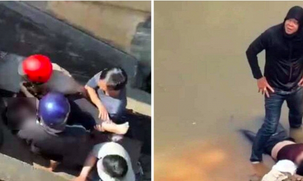 Đã tìm thấy người đàn ông nhảy xuống sông cứu cô gái, nhiều người xin số nhưng từ chối