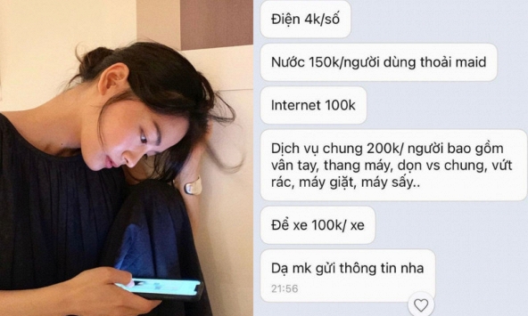 Điện 4k/số, nước 150k/người: Bức ảnh phơi bày nỗi buồn của người thuê nhà