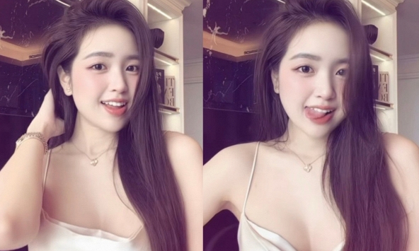 Ngẫu nhiên chụp màn hình từ clip, hot girl vẫn 'nét căng', xinh đẹp chuẩn 'cực phẩm' nhan sắc