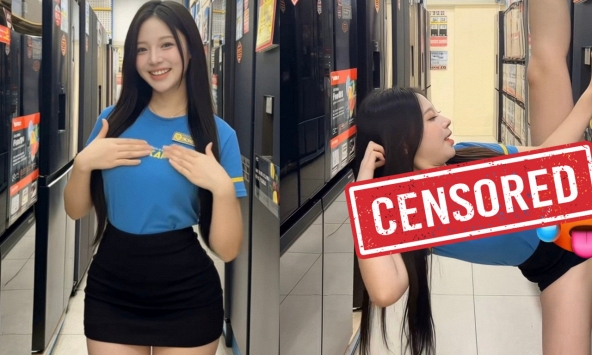 Thực hư clip xoạc 'viral' của nữ nhân viên xinh đẹp, dân tình 'mắt tròn mắt dẹt' ngỡ ngàng