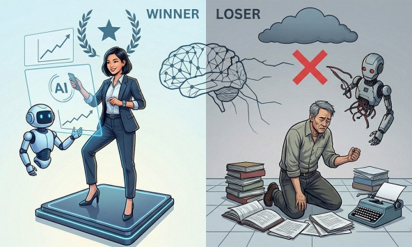 Khi AI trở thành công cụ 'sinh tồn' của nhân viên: Dùng tốt và nhận gấp đôi lương, hoặc bị loại bỏ