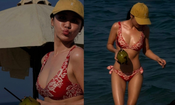 Văn Mai Hương diện bikini, khoe body gợi cảm