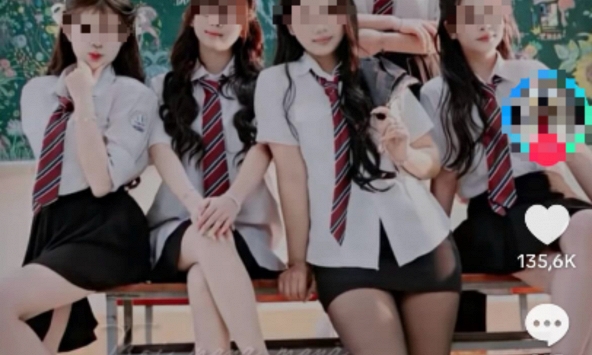 Chụp ảnh kỷ yếu với 'tất lưới', nhóm học sinh bất ngờ bị CDM chỉ trích dữ dội