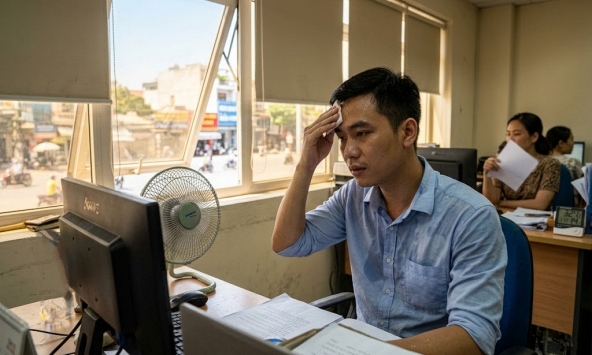 Chuyện công sở ngày nắng nóng: “Thở không nổi” với các quy định bật điều hoà oái oăm