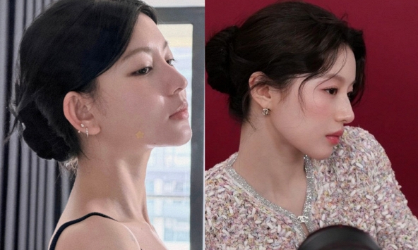 Ảnh góc nghiêng hoàn hảo khiến gái xinh trở thành Go Youn Jung Việt Nam