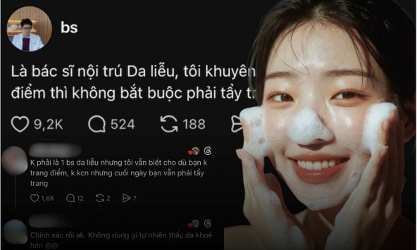 Nửa triệu view cho lời khuyên của một bác sĩ nội trú: 'KHÔNG trang điểm thì KHÔNG cần tẩy trang', đúng nhưng đủ chưa?