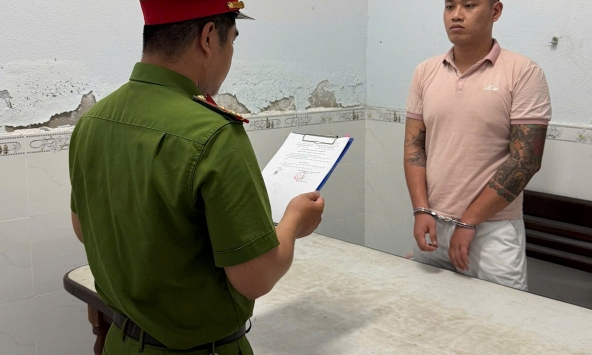 Thi hành lệnh bắt tạm giam Phạm Thiện Tâm SN 2001