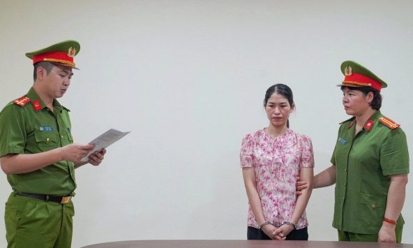 Khám xét nơi ở, nơi làm việc của Giám đốc Vũ Doanh Nam và kế toán Phùng Thị Thùy Linh