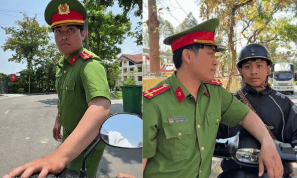 Clip tuyên truyền giao thông hút 5 triệu người xem, “chuyển cảnh mượt như sunsilk”: Danh tính Thượng uý và bạn diễn rapper