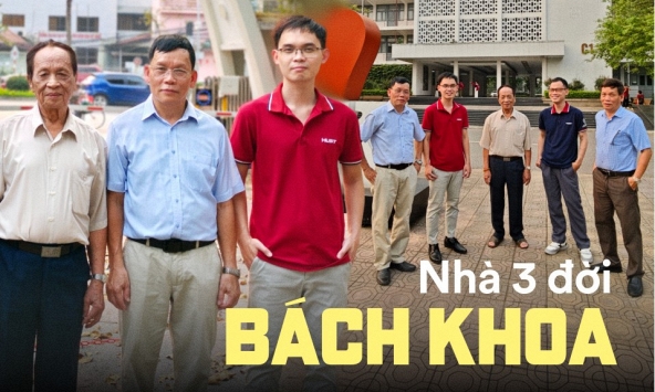 Gia đình có 'DNA Bách khoa' lạ lùng: 3 đời làm đồng môn, 2 thế hệ sinh đôi cùng dắt tay nhau bước qua cổng parabol