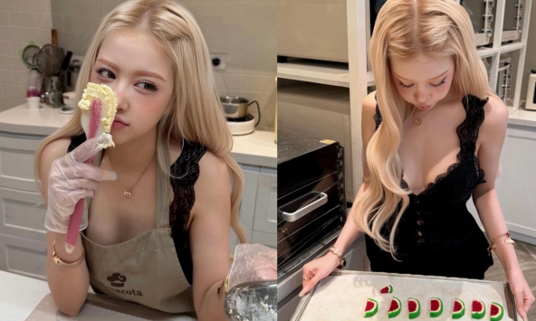 Nàng thơ vào bếp, Rosé Việt Nam khiến netizen 'tan chảy' vì quá ngọt ngào!