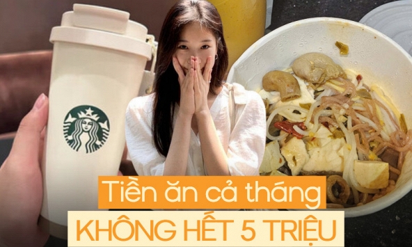 Sáng uống Starbucks 45k, trưa đặt đồ ăn, tối eat clean cho đẹp dáng: Cách cô gái 30 tuổi ăn cả tháng không hết 5 triệu!