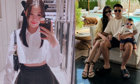 Con gái 'vua vải nhung' cưới thiếu gia tập đoàn bán lẻ mỹ phẩm: Đang mang thai lần 2, nhan sắc thay đổi ra sao?