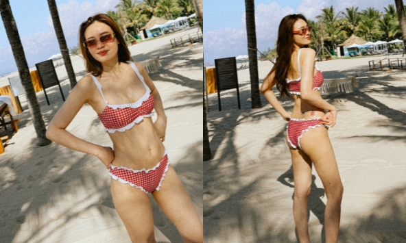 Ninh Dương Lan Ngọc mặc bikini, khoe trọn vóc dáng gợi cảm