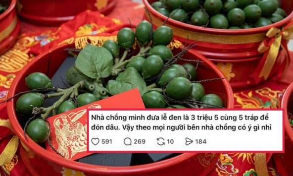 Chuyện nhà chồng đưa lễ đen 3, 5 triệu đồng cùng 5 tráp để đón dâu: Nuôi con gái bao năm, lễ đen như vậy liệu có phải 'gả thấp'?