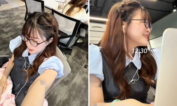 Danh tính nữ nhân viên văn phòng Hà Nội SN 2003 đi làm bằng Porsche, có tài xế riêng đưa đón 