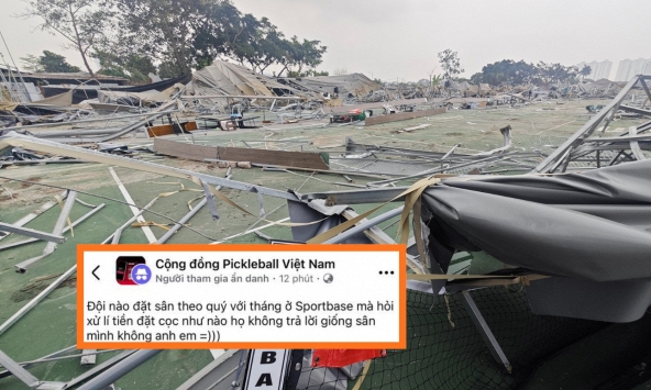 Người chơi pickleball đóng tiền cả quý hoang mang lo mất tiền cọc khi cụm sân pickleball lớn nhất Hà Nội bị tháo dỡ