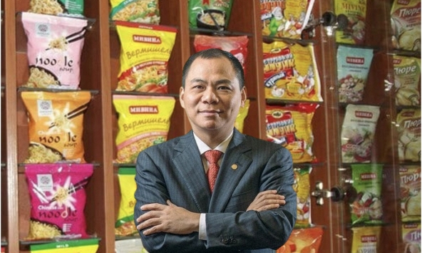 Tỷ phú Phạm Nhật Vượng khởi nghiệp từ xưởng sản xuất mì tôm