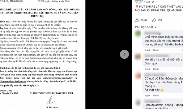  10.000 người chia sẻ một bài đăng từ Fanpage Thông tin Chính Phủ