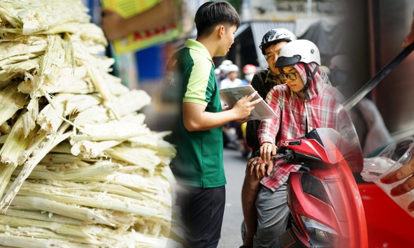 Clip: Bán 500 ly thu hàng triệu đồng mỗi ngày, chủ xe nước mía, nước dừa tại TP.HCM thuê thêm người vẫn làm không xuể