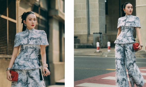 Ca sĩ Khánh Anh trở lại với bộ ảnh thời trang đậm chất Á Đông, mở ra chương mới tại quê nhà
